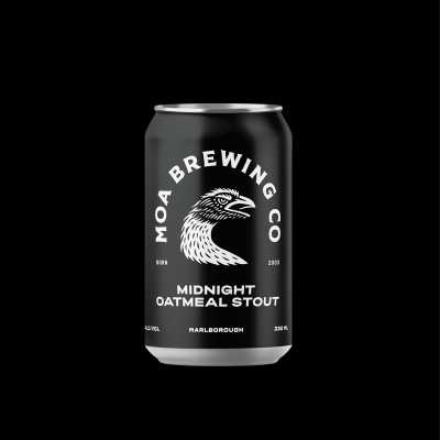Moa Midnight Oatmeal Stout 4x6x330ml Cans